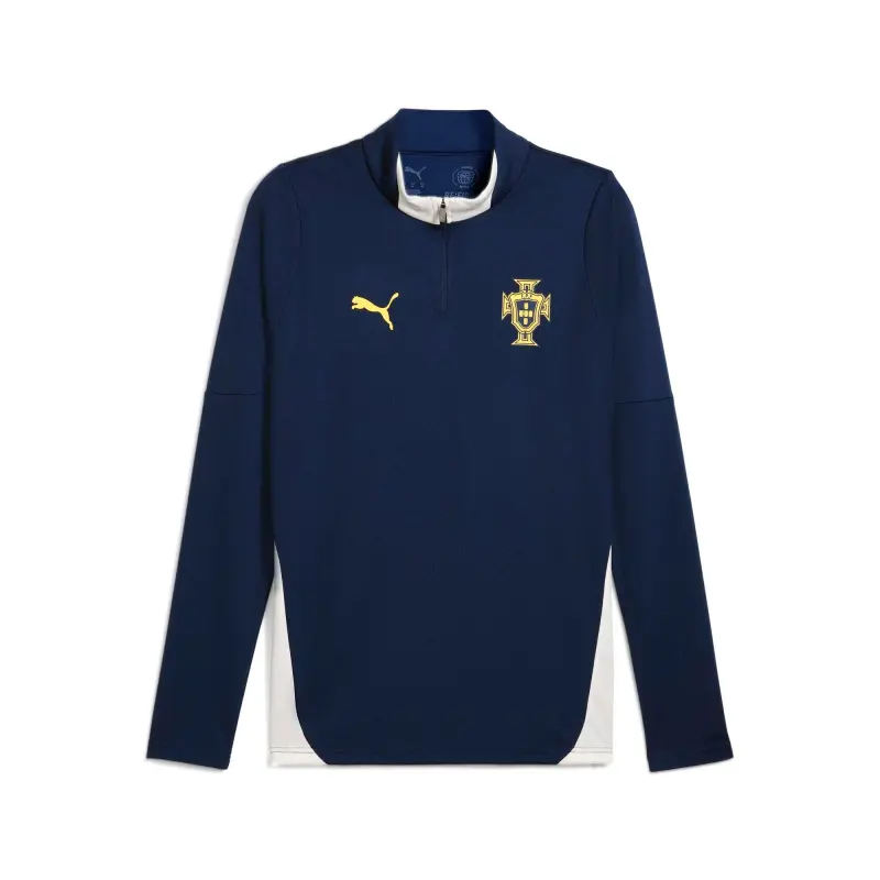 Argentina Kits Store – Portugal National Team Puma 2025 Quarter-Zip Training Jacket – Blue Soccer Kits and Apparel