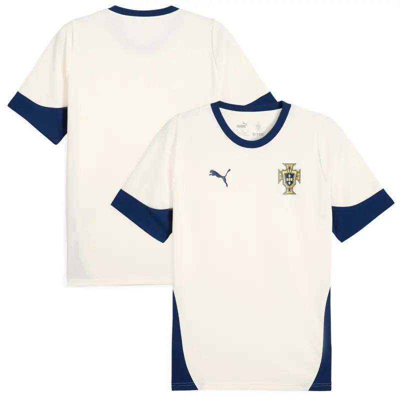 Argentina Kits Store – Portugal National Team Puma 2025 Training Jersey – Cream Soccer Kits and Apparel