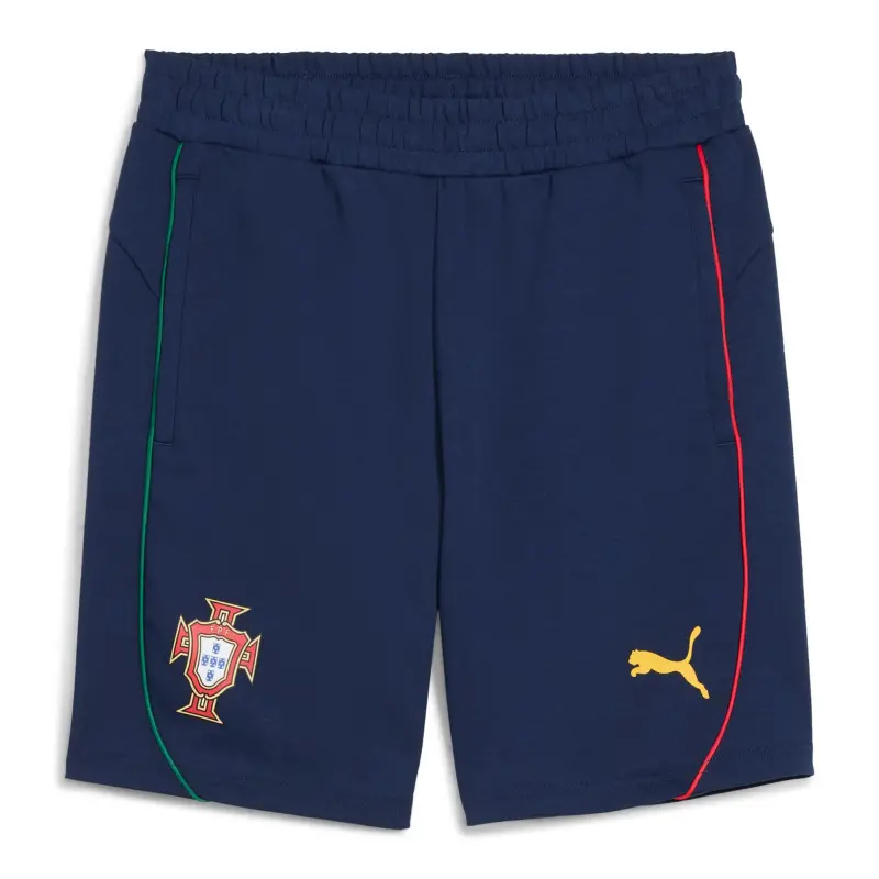 Argentina Kits Store – Portugal National Team Puma Casuals Shorts – Navy Soccer Kits and Apparel