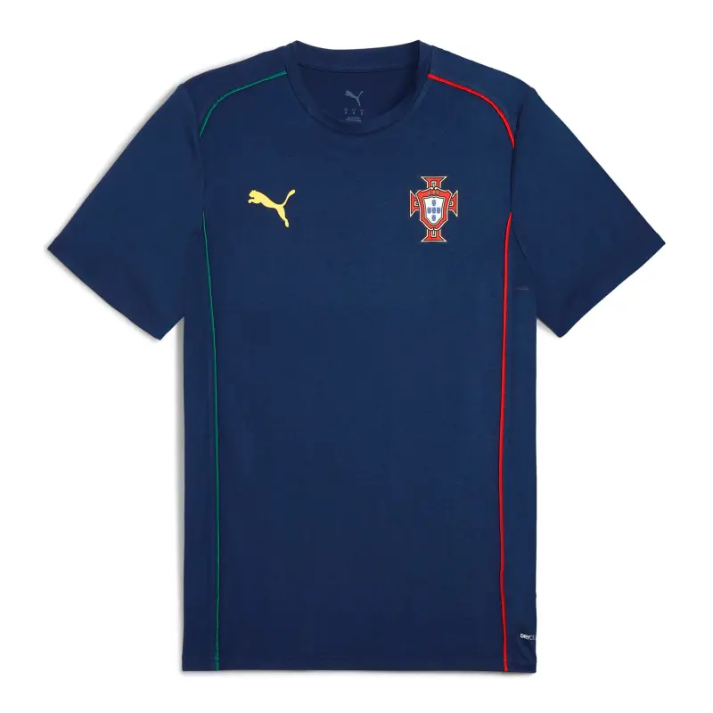 Argentina Kits Store – Portugal National Team Puma Casuals T-Shirt – Navy Soccer Kits and Apparel