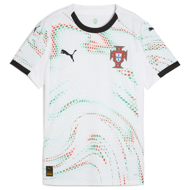 Argentina Kits Store – Portugal National Team Puma Women’s 2025 Away Replica Jersey – White Soccer Kits and Apparel
