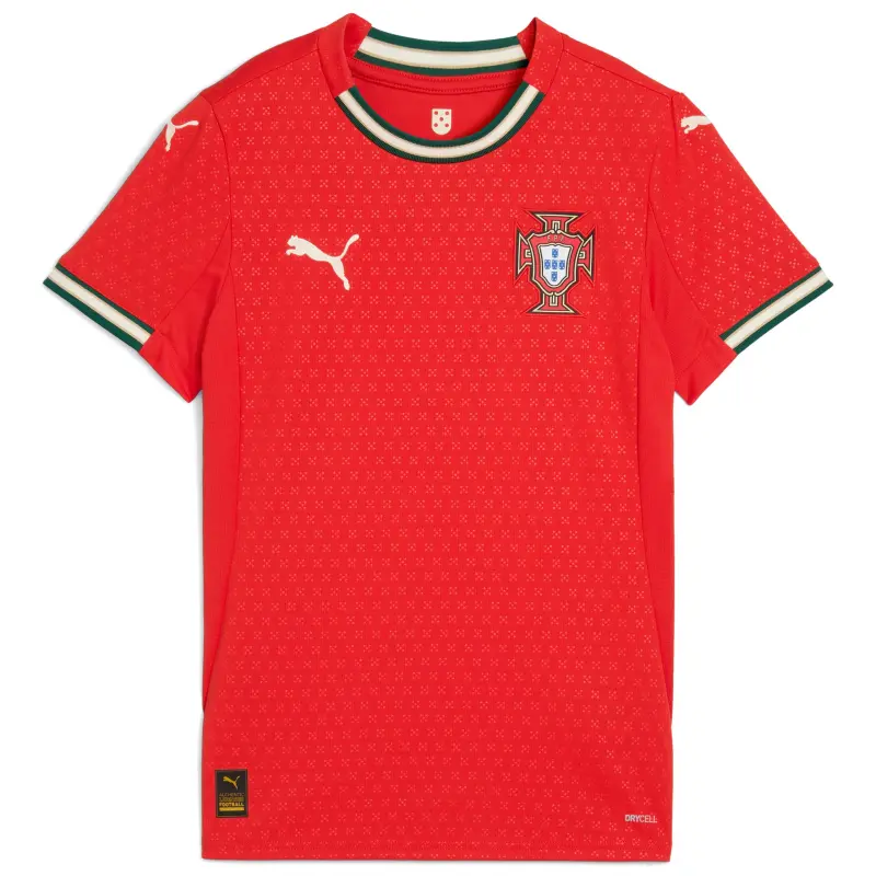 Argentina Kits Store – Portugal National Team Puma Women’s 2025 Home Replica Jersey – Red Soccer Kits and Apparel