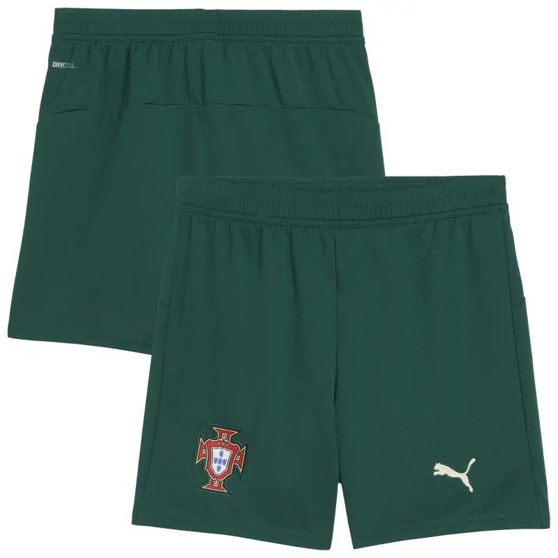 Argentina Kits Store – Portugal National Team Puma Youth Replica Shorts – Green Soccer Kits and Apparel
