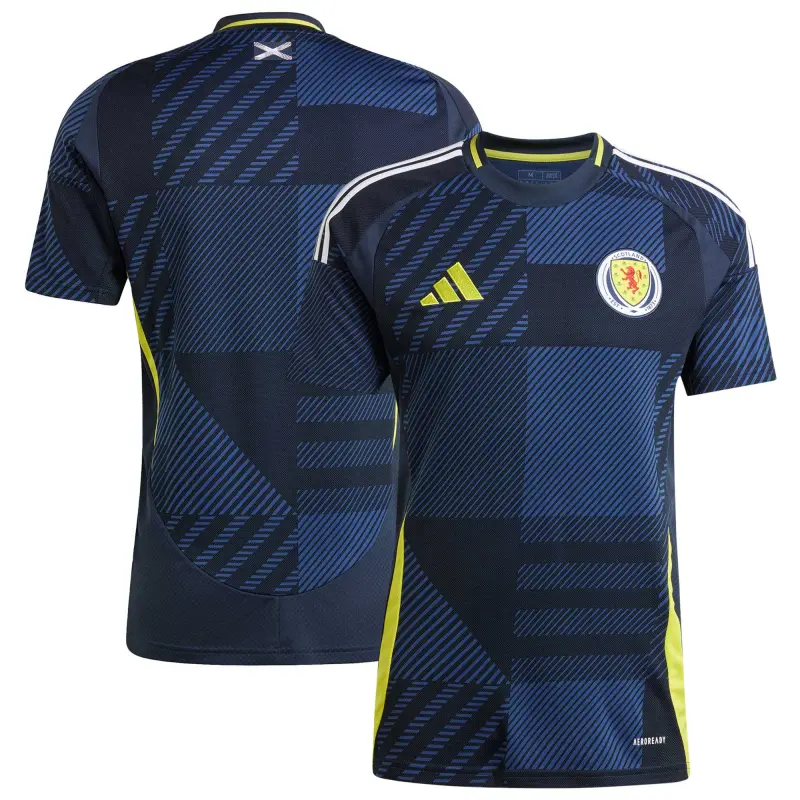 Argentina Kits Store – Scotland National Team adidas 2024 Home Replica Jersey – Navy Soccer Kits and Apparel