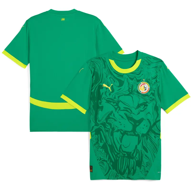 Argentina Kits Store – Senegal National Team Puma 2025 Away Replica Jersey – Green Soccer Kits and Apparel