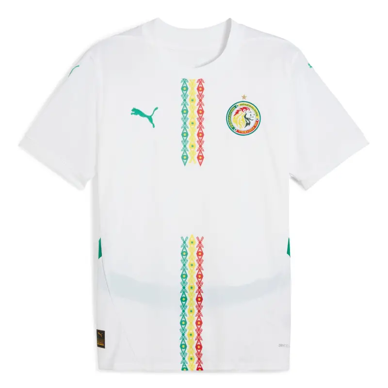 Argentina Kits Store – Senegal National Team Puma 2025 Home Replica Jersey – White Soccer Kits and Apparel