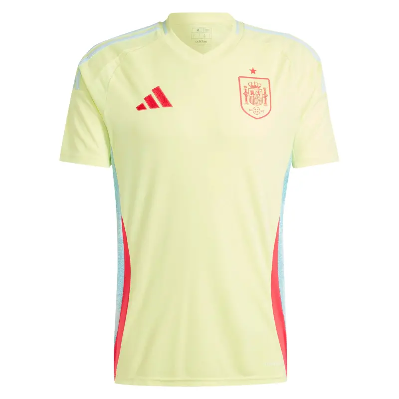 Argentina Kits Store – Spain National Team adidas 2024 Away Replica Jersey – Yellow Soccer Kits and Apparel