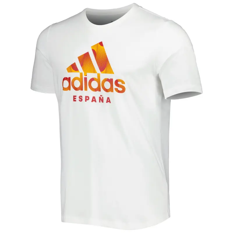 Argentina Kits Store – Spain National Team adidas DNA Graphic T-Shirt – White Soccer Kits and Apparel