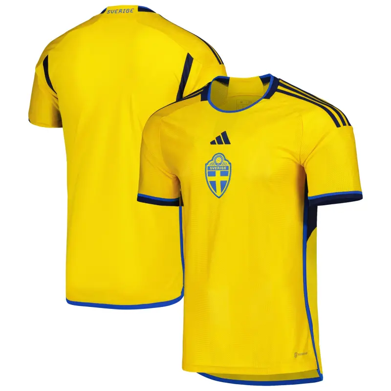 Argentina Kits Store – Sweden National Team adidas 2022/23 Home Replica Jersey – Yellow Soccer Kits and Apparel