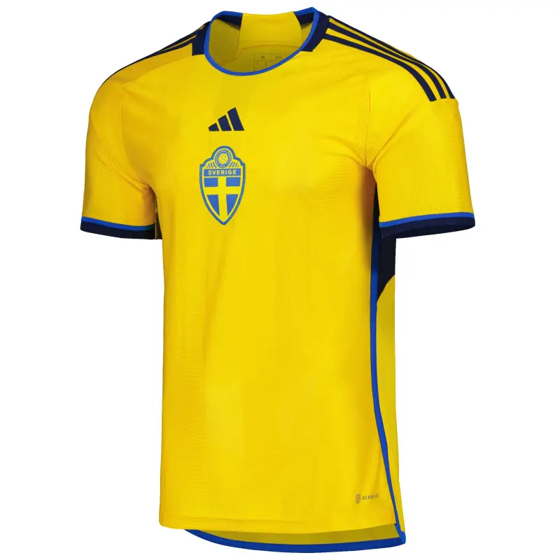 Argentina Kits Store – Sweden National Team adidas 2022/23 Home Replica Jersey – Yellow Soccer Kits and Apparel