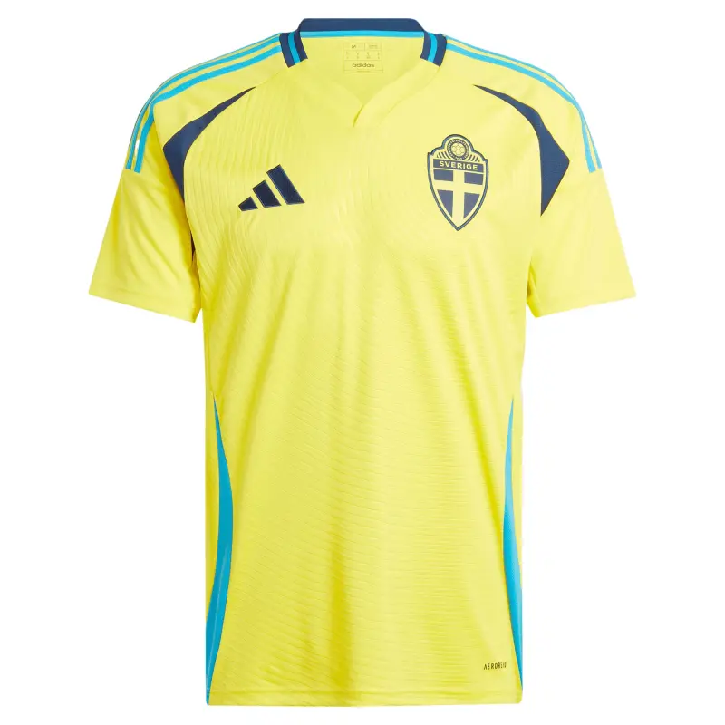 Argentina Kits Store – Sweden National Team adidas 2024 Home Replica Jersey – Yellow Soccer Kits and Apparel