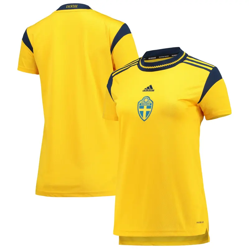 Argentina Kits Store – Sweden Women’s National Team adidas Women’s 2022 Replica Jersey – Yellow Soccer Kits and Apparel