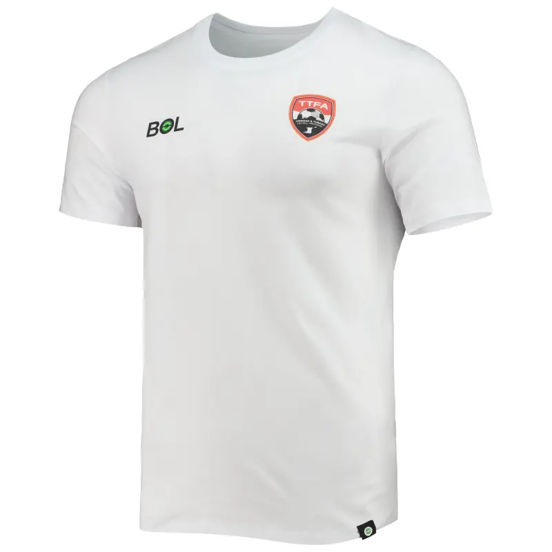 Argentina Kits Store – Trinidad and Tobago National Team Warrior Star T-Shirt – White Soccer Kits and Apparel