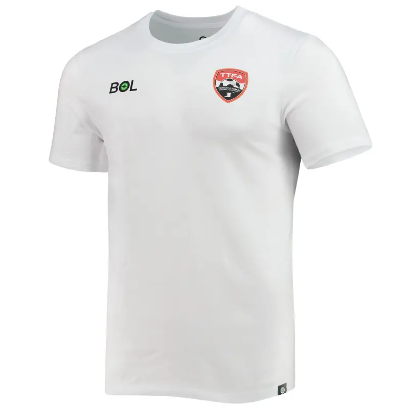 Argentina Kits Store – Trinidad and Tobago National Team Warrior Tribal T-Shirt – White Soccer Kits and Apparel